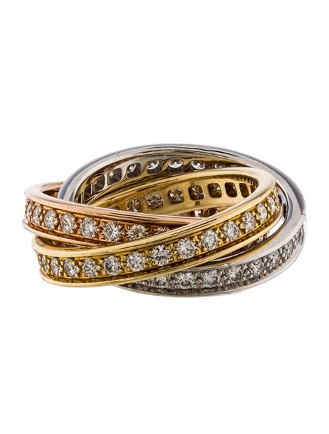 cartier trinity xl ring|cartier trinity rolling ring.